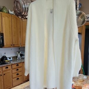 a New Day Soft Open-Front Women's Sweater Cardigan in Cream Size XXL